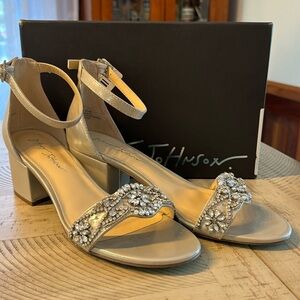 WORN ONCE Woman’s Size 10 Blue by Betsey Johnson Heeled Sandal